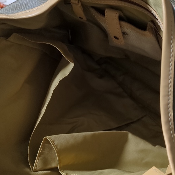 Clava Green Coated Canvas Tote Bag - Picture 14 of 15